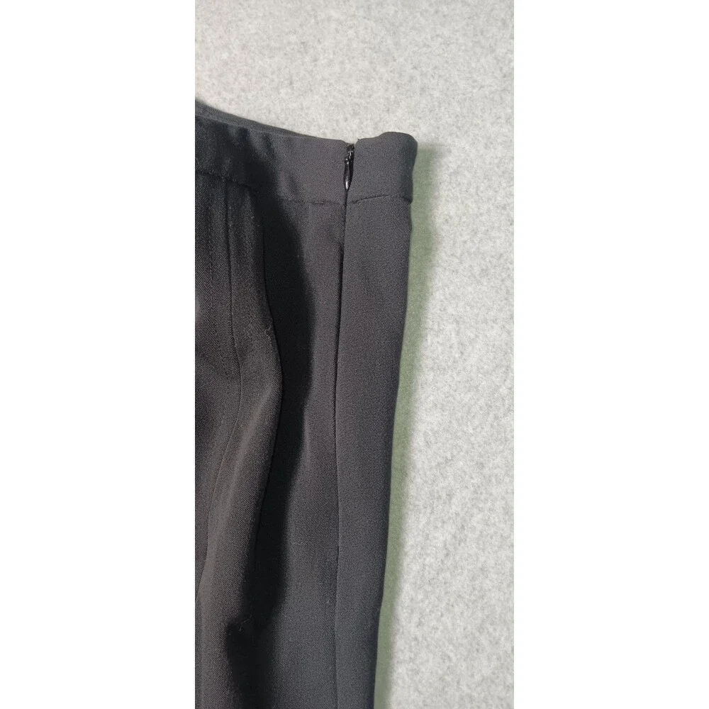 East 5th Flared Trumpet Gored Mermaid Skirt 12 Black Office Siren Minimalist Y2K